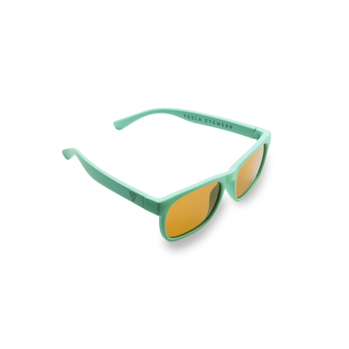 Детские фуллереновые очки Tesla Hyperlight Eyewear, Model 401 Бирюзовые