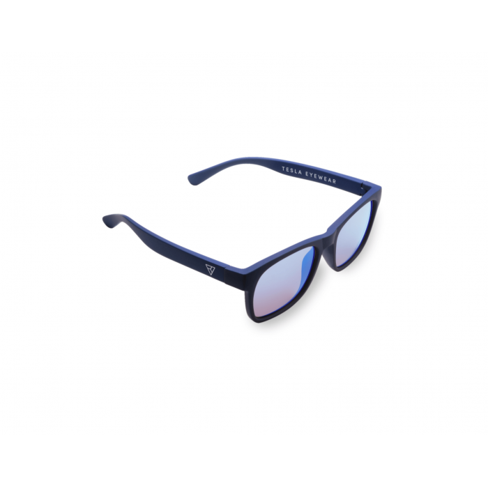 Детские фуллереновые очки Tesla Hyperlight Eyewear, Model 402 Синие