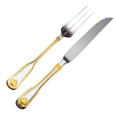 Набор для стейка Венус декорированный золотом (12 предметов) Набор для стейка Венус декорированный золотом (12 предметов)