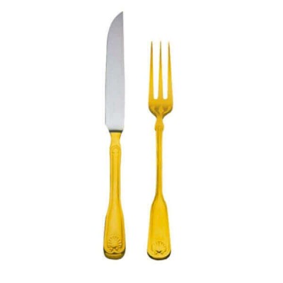 Набор для стейка Венус позолоченный (12 предметов) Набор для стейка Венус позолоченный (12 предметов)