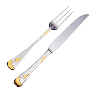 Набор для стейка Кимоно декорированный золотом (12 предметов) Набор для стейка Кимоно декорированный золотом (12 предметов)