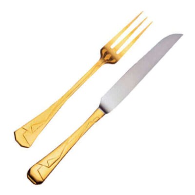 Набор для стейка Кимоно позолоченный (12 предметов) Набор для стейка Кимоно позолоченный (12 предметов)