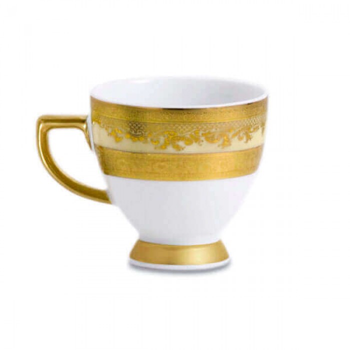 Фарфор Royal Gold - Чашки Еspresso Кремовые (12 Единиц)