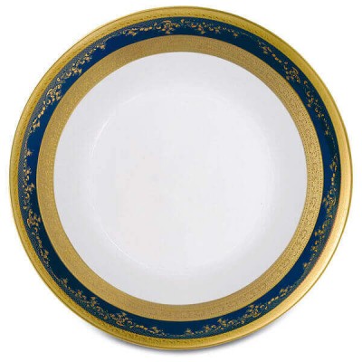 Фарфор Royal Gold - Салатники 19 cм Кобальт (6 Единиц)