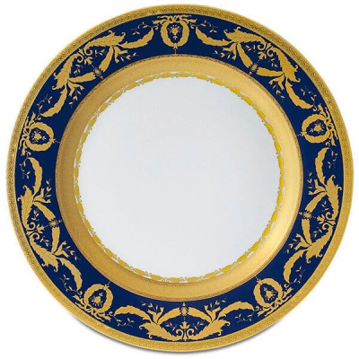 Фарфор Imperial Gold - Подставки под тарелки 32 см Кобальт (6 Единиц) Фарфор Imperial Gold - Подставки под тарелки 32 см Кобальт (6 Единиц)