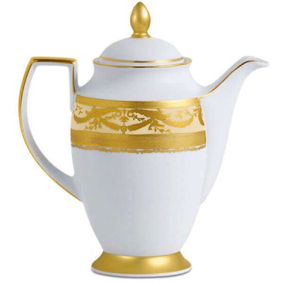 Фарфор Imperial Gold - Кофейный Набор 6 Персон Кремовый (15 Единиц)