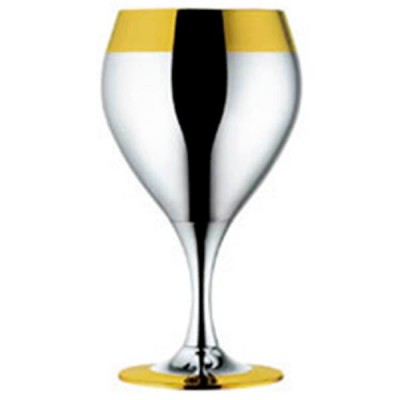 Набор из 6 шт бокалов для воды - с золотым декором