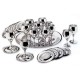 Набор бокалов для воды "Принц" - с серебряным покрытием