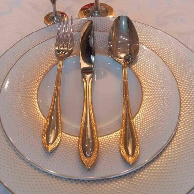 Дополнение к столовым приборам Сенатор декорированное золотом на 6 персон (36 предметов)