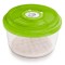Стеклянный контейнер круглый Ø18x9,5 см 1,8л зеленый