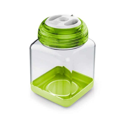 Ёмкость для специй 8x8x12 см 0,45л зелёная