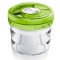 Ёмкость цилиндрическая Ø13,5x12,5 см 1,1л  зелёная