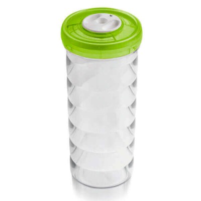 Ёмкость цилиндрическая  Ø11x26,5 см 1,75л зелёная