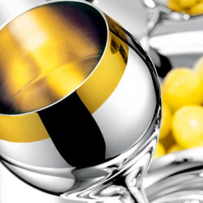 Набор бокалов для воды "Принц" - с золотым декором Набор бокалов для воды "Принц" - с золотым декором